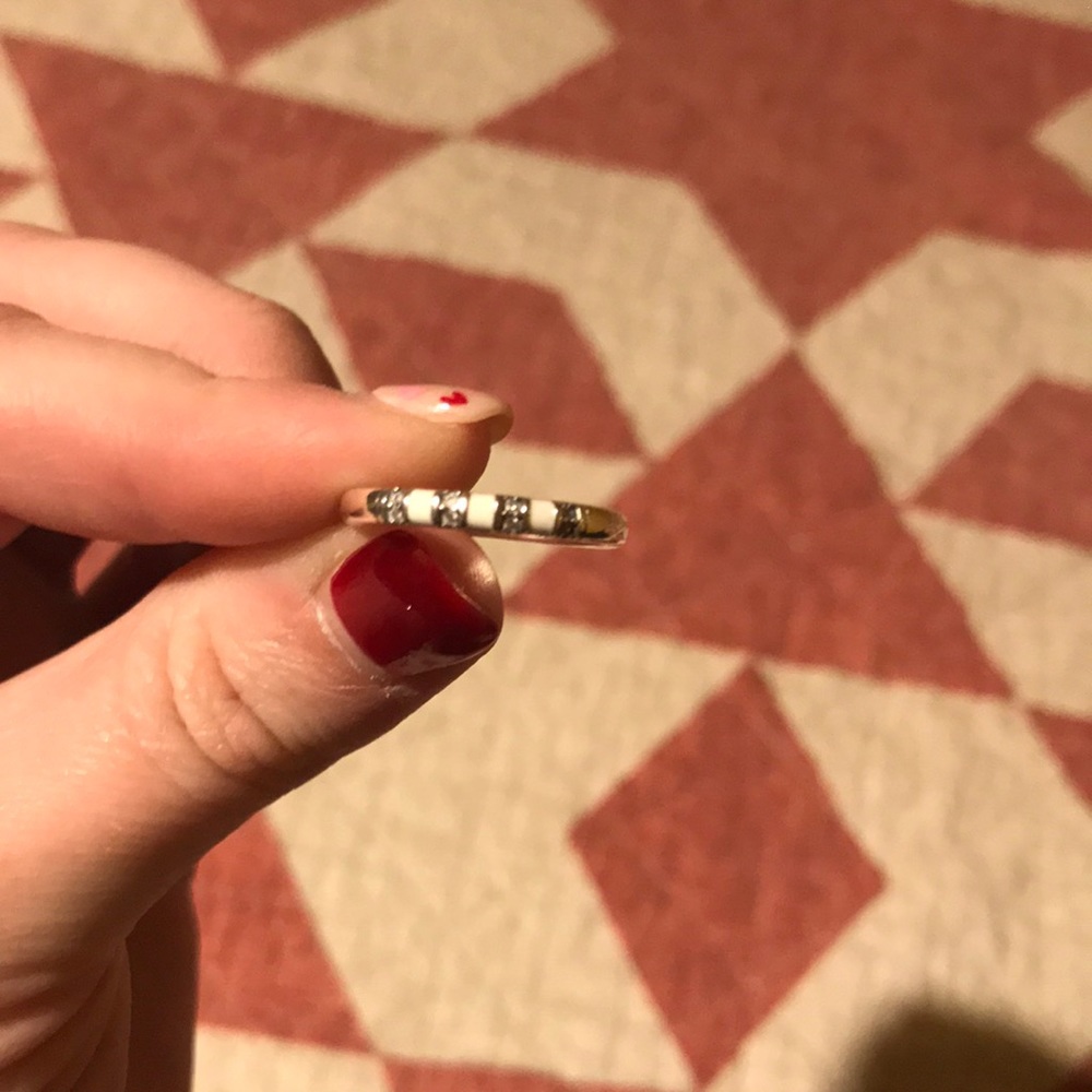Pandora exotic stones stripes ring sz 58